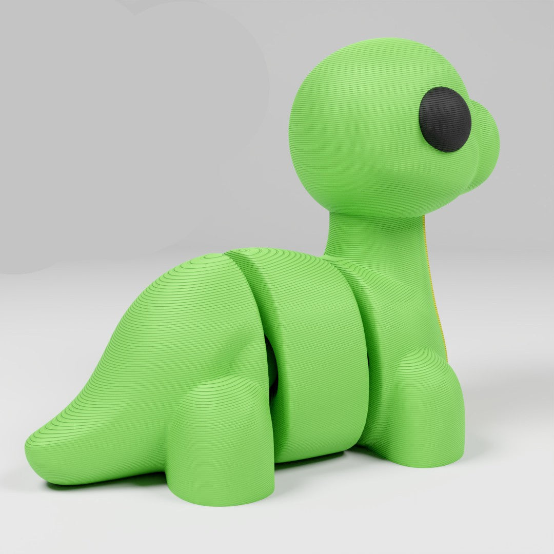 Cute Articulated 3D printed Diplodocus Figurine Ornament