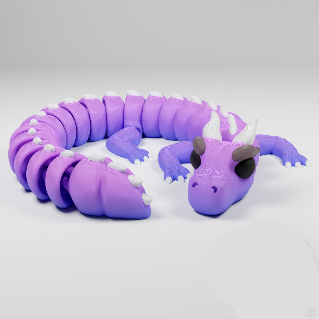 Cute Articulated 3D printed Dragon Figurine Ornament