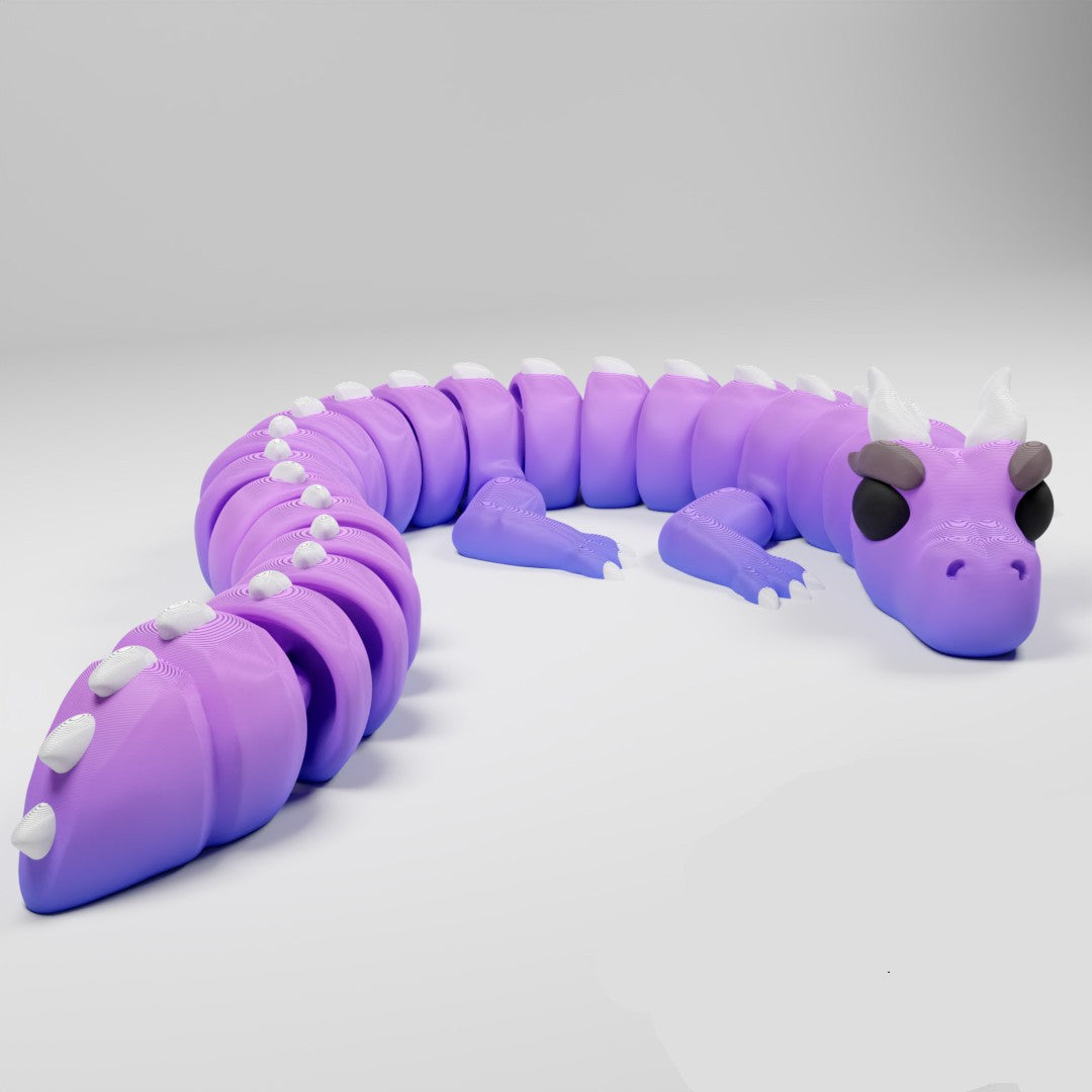 Cute Articulated 3D printed Dragon Figurine Ornament