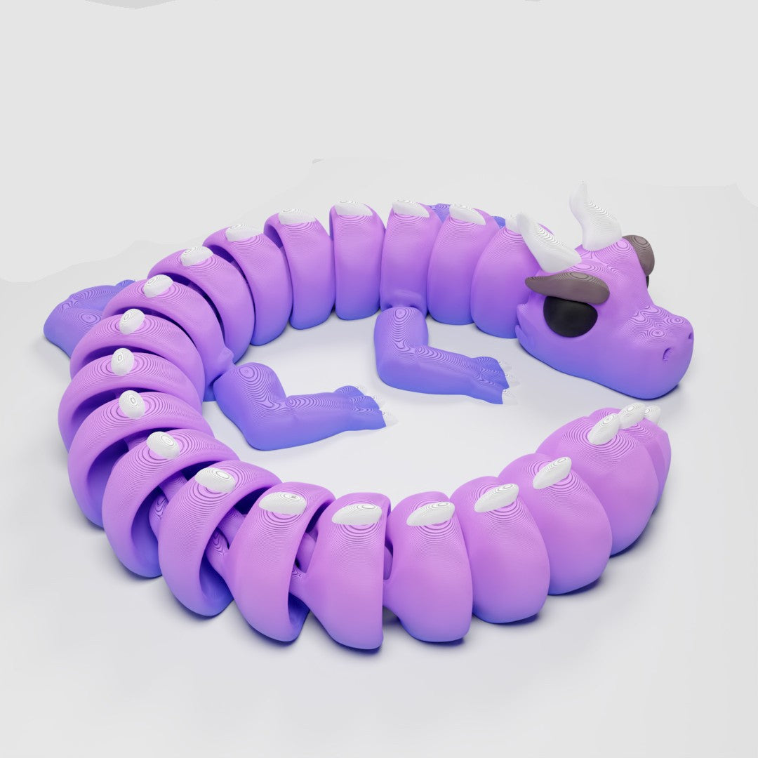 Cute Articulated 3D printed Dragon Figurine Ornament