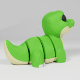 Cute Articulated 3D printed Crocodile Figurine Ornament