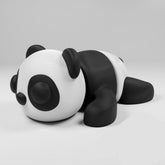 Cute 3D Printed Panda Figurine Articulated Desk Ornament