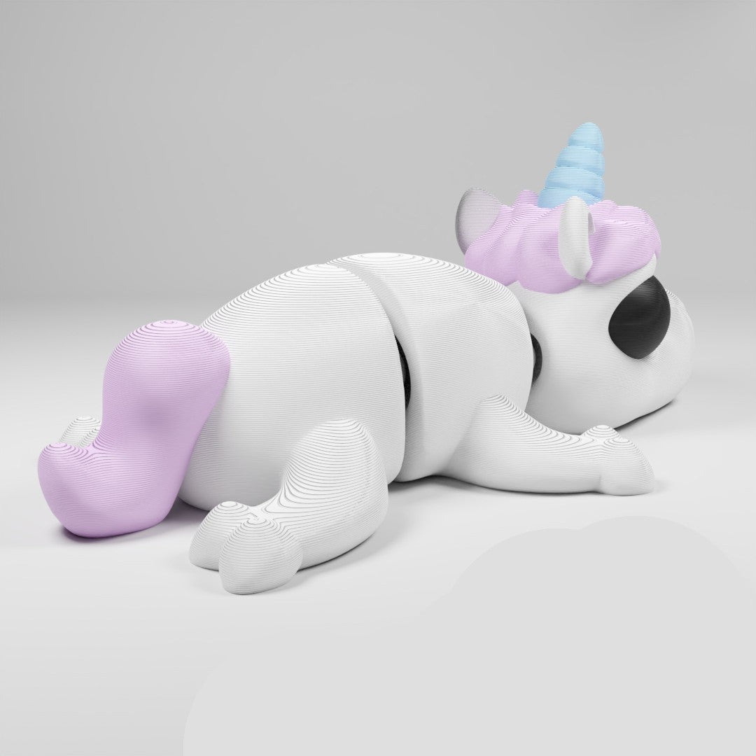 Cute Articulated 3D printed Unicorn Figurine Ornament